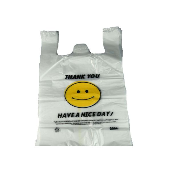 Custom Printed Plastic Merchandise Bags Eco Friendly