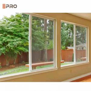 China Rubber Seals Aluminium Sliding Windows With Grills Design Pictures Eco Friendly on sale