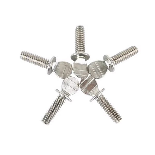 Stainless Steel Customized Table Tennis Racket Screws with Spade Head and Wave Plate
