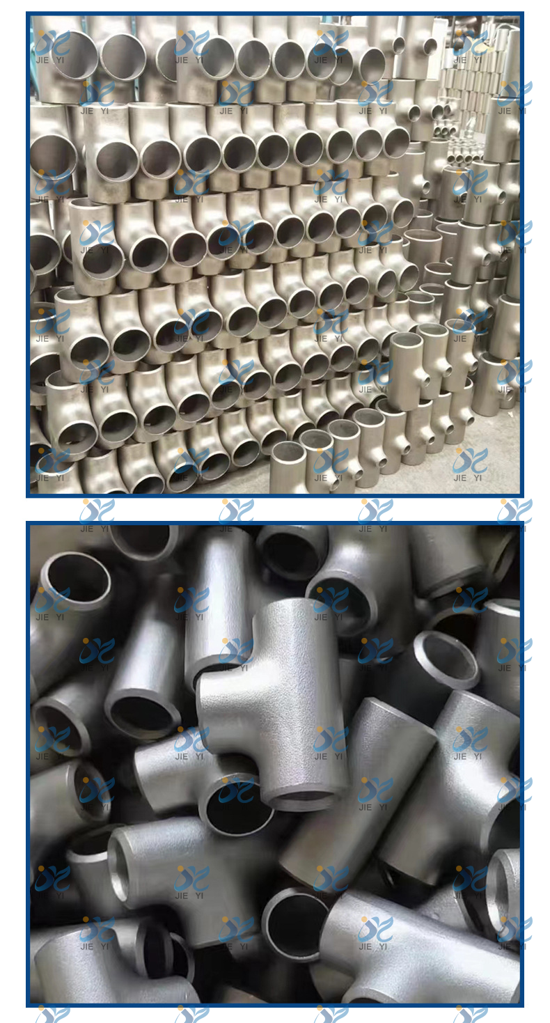 Stainless steel forged high-pressure pipe fittings, welded tee stainless steel pipe fittings