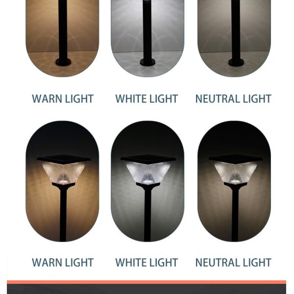 Pretty Outdoor Garden Lights Solar Decor 219x603mm 3.7V 4400mAh