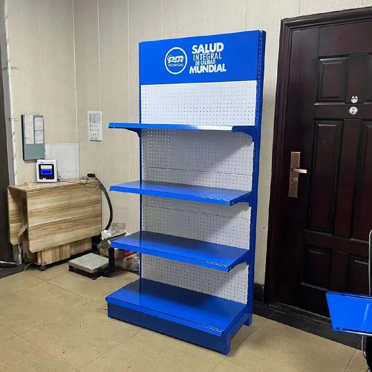 Factory Customized Color Size Logo Black Power Tools Display Rack Peg Board Shelve Supermarket Display Racks