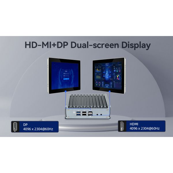 DDR5 16GB RAM N100 Soft Router 4 LAN Firewall Mini PC Router With Linux For Home Office