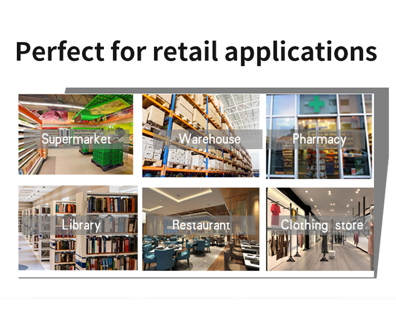 USB Laser CMOS Barcode Scanner Wired Handheld Bar Code Scanner Reader Black