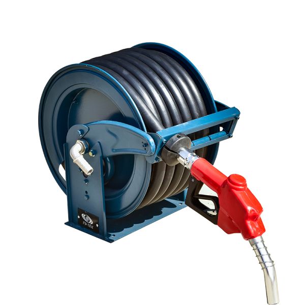 Fuel Handling Made Easy 15M Corrosion-Resistant Oil Tanker Reel with 6'' Acid/Alkali-Resistant Hose Tool OEM Accepted