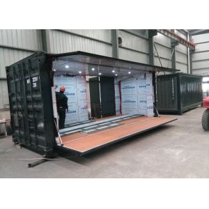 Welded Corrugated Plates Shipping Container Exhibition