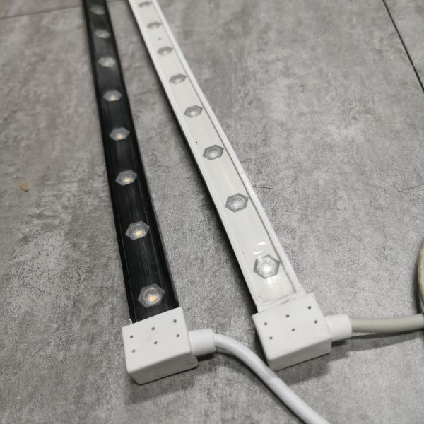 Black PVC Rope LED Landscape Lights Wall Wash Led Strip Flexible