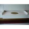 22‘ Wide White Crystallized Glass Countertops High Density 2.68 G / Cm3 for sale