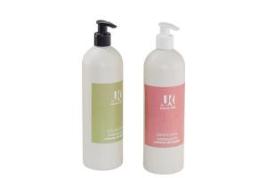 China 400ml Lotion Pump Bottle Biodegradable Cosmetic Containers For Shampoo Body Wash wholesale