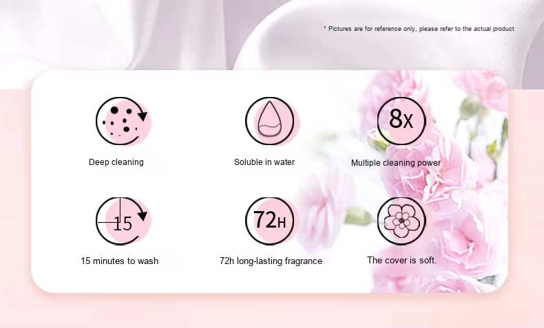 Fragrant Fruity 5 In 1 Laundry Pods 9g Luxury Laundry Pods OEM ODM