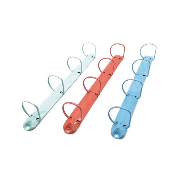 Silver Ring Binder Clips Customized Metal Ring Binder Mechanism D Shape For File Folder