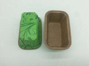 China Custom Ovenable Paper Baking Molds , Disposable Loaf Pans For Baking Home Cookie wholesale