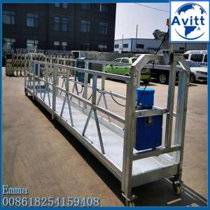China 630kg Suspended Working Platform ZLP Aluminum Alloy Material For Decorate wholesale