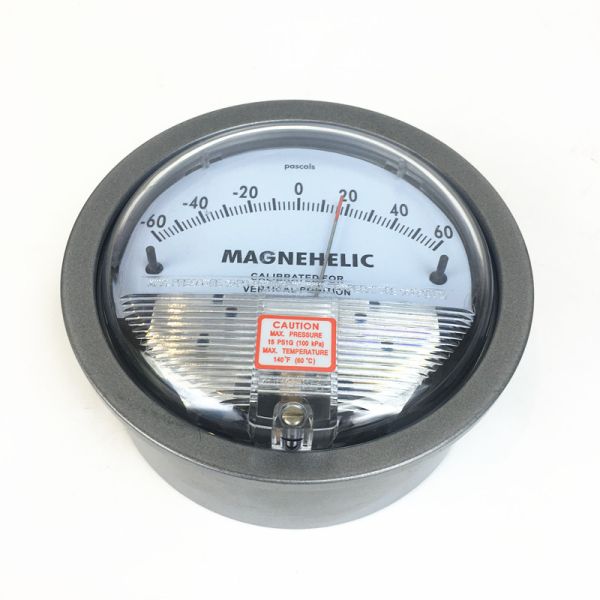 Stainless Steel Differential Pressure Gauge Air Gas Pressure Meter High Accuracy