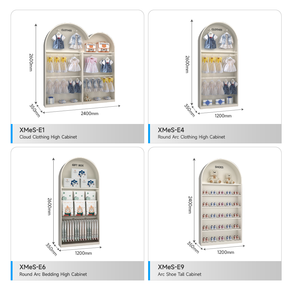 Cloud-Shaped Infant Formula Display Cabinet Single-sided Shelves Durable Display Cabinet And Display Racks For Shops