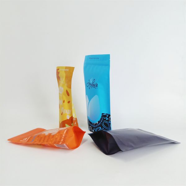 Resealable Snack Food Food Packaging Pouches Zipper Top Moisture Proof