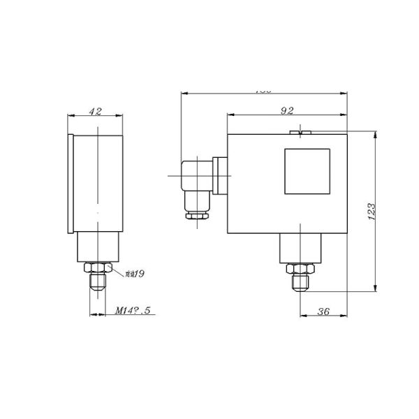 TL0205 Small Pressure Switch Pressure Controller adopts bellows sensor