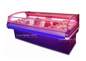 China R22 Deli Display Refrigerator Cooked Food Fresh Commercial Meat Display Case wholesale
