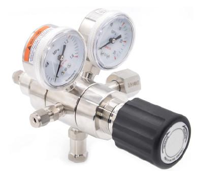 Quality Duplex Two Second Stage Stainless Steel Pressure Regulator CO2 Oxygen Gas Regulator for sale