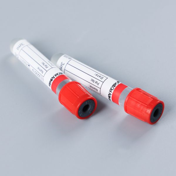 Screw Cap Red Top Sterile Color Blood Sampling Vacuum Collection Tubes Screw Cap Red Top Sterile Color Blood Sampling Vacuum Collection Tubes