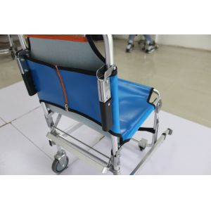 20in Wheeled Steps Manual Stair Climbing Wheelchair Stretcher Without Armrests