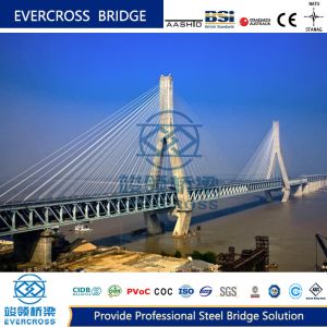 China Long Life Cable Straight Bridge Prefab Steel Bridges COC Certificate wholesale