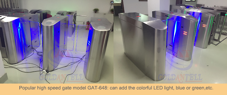 Entry High Speed Gate Turnstile Barrier For Vip Clients , Face Or Ticket Recognition