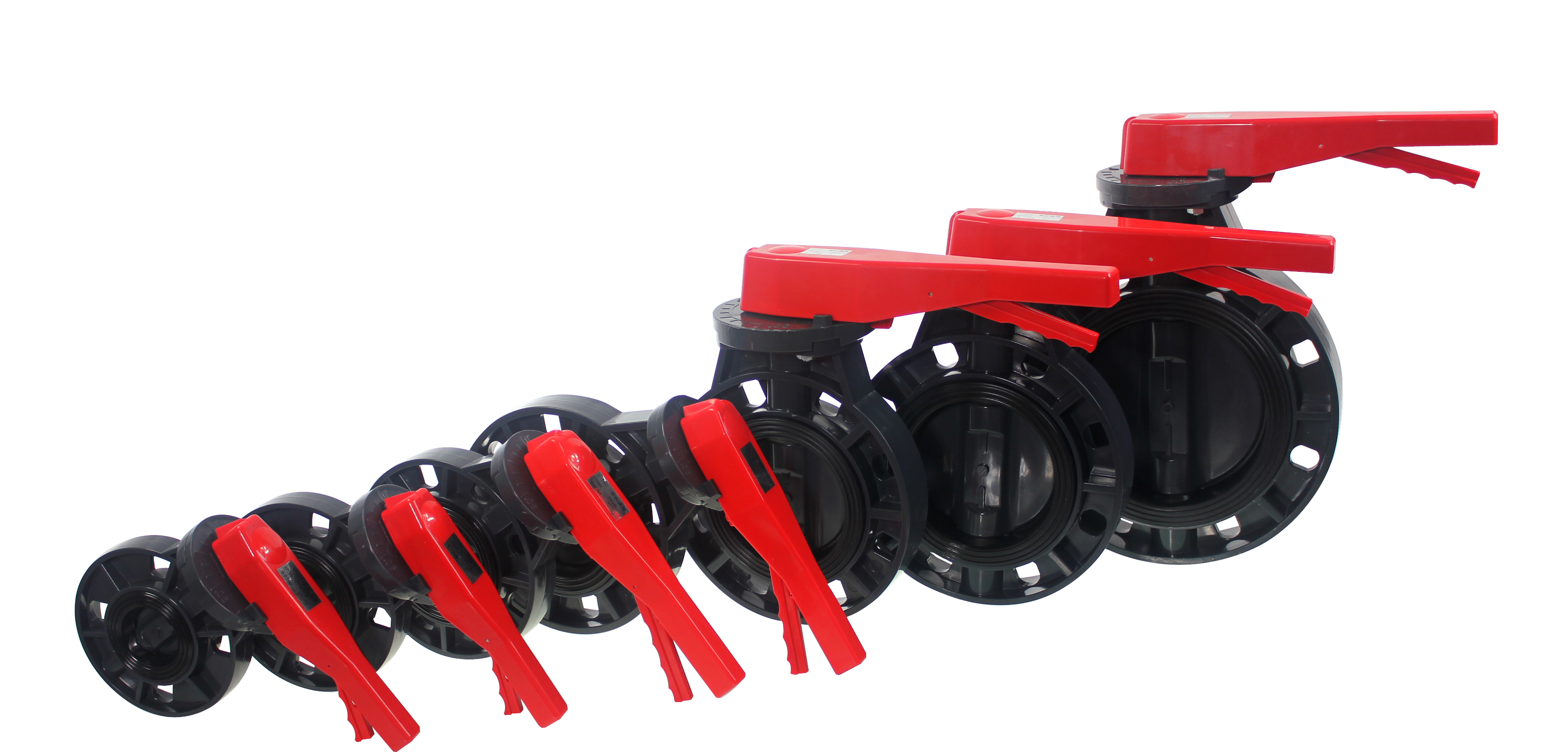 ABS Handle UPVC Wafer Type Butterfly Valve for OEM and Industrial Applications