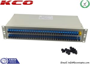 China Rack Type Fibre Optic Cable Splitter PLC 1x64 Corning Optical Fiber Passive Optical Networks on sale