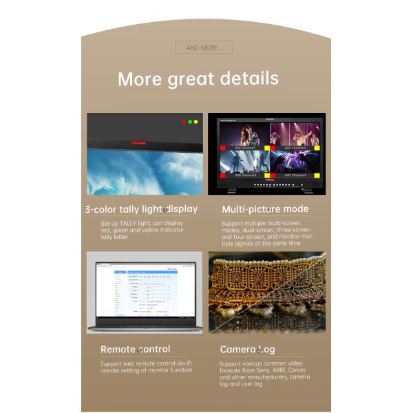 3840*2160 TYST 27 Inch Professional Monitor Supporting HDR Gamma EOTF Mode SDR and HDR Image Comparison