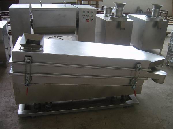 Chemical Fertilizer Vibro Screen Machine , High Efficiency Powder Sieving