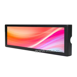 8.8 Super Small Shelf Edge Stretched LCD Display 1920*480 Android Remote Control For Supermarket