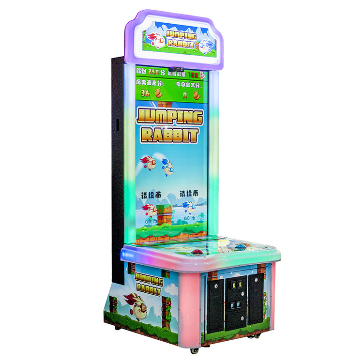 China Jumping Rabbit Video Game Arcade Cabinets Gift Redemption Acrylic Material wholesale