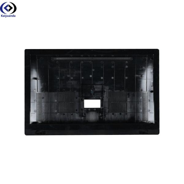 Quality Gloss Surface Black ABS Injection Molding Components For Computer Back Shell for sale