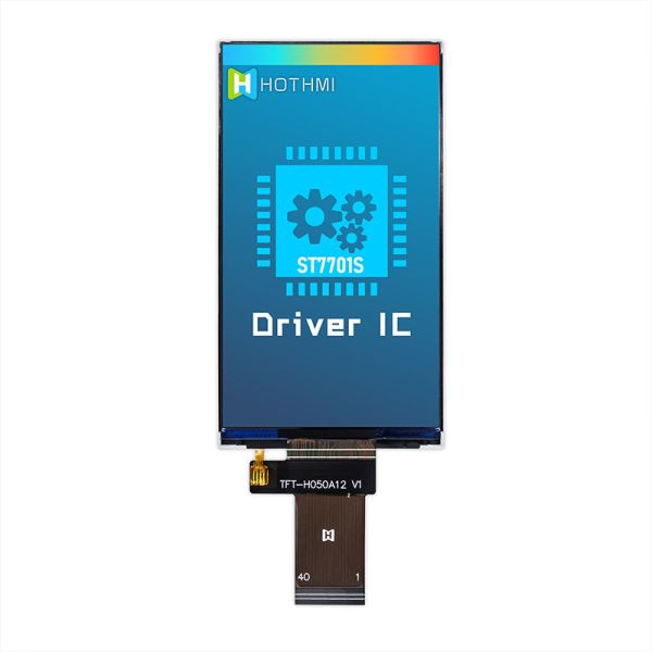 5.0" 480x854 TFT LCD Display Module With ST7701S Controller