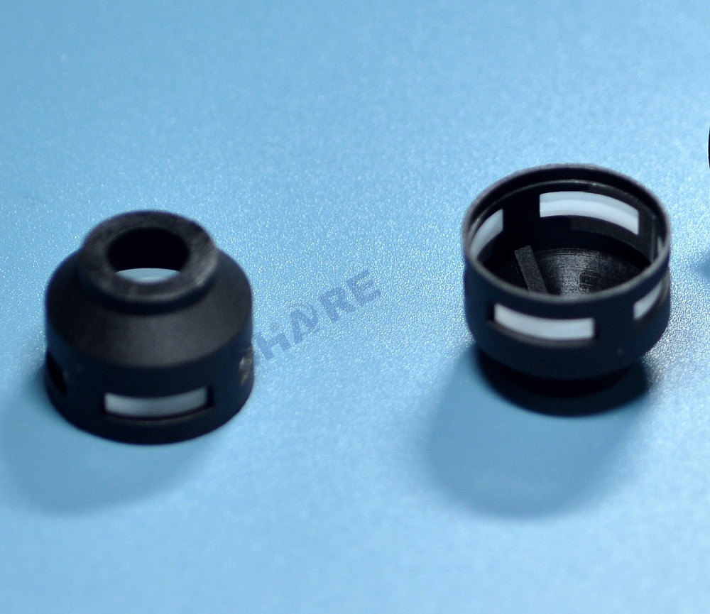 Green Injector Nozzle Fuel Filter Automotive Gasoline Molded Filter