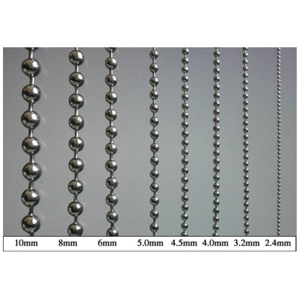 Sparkling Stainless Steel Ball Chain Curtain Bead Curtain For Shower Room