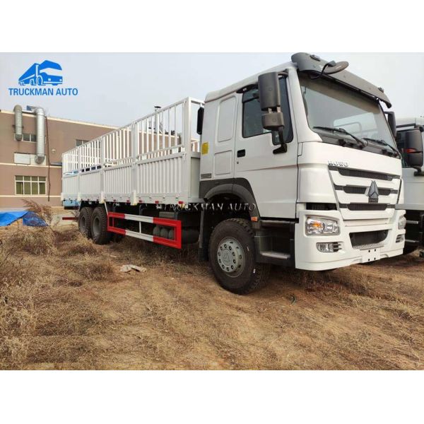 371HP SINOTRUK HOWO Cargo Truck For Ethiopia Djiubouti Somalia