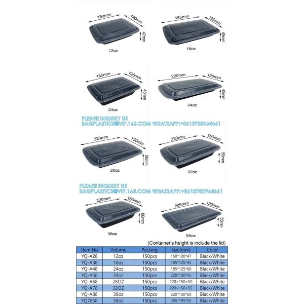 Meal Prep Container, 30oz Reusable To Go Containers With Lids Shrink Wrap Microwave Dishwasher Freezer