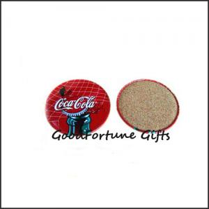 China Promotion customed tin cork coaster cup pads gift supplier printed logo wholesale