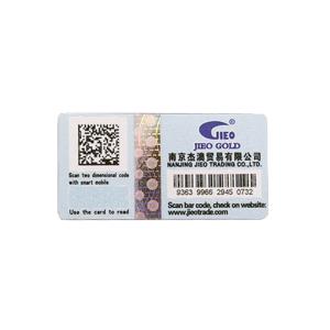 China Custom Holographic Label Offset Printed Permanent Adhesive Glossy/Matt Finish wholesale