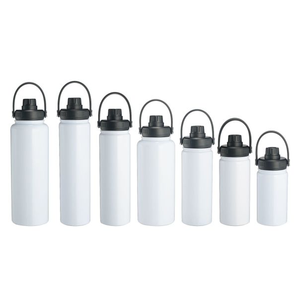 Large Capacity Portable Sublimation Stainless Steel Insulated Bottle Custom Photo Printing Sublimation Sports Bottle