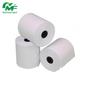 Paper / Plastic Core Cash Register Thermal Paper Rolls Smooth Surface Long Lifespan