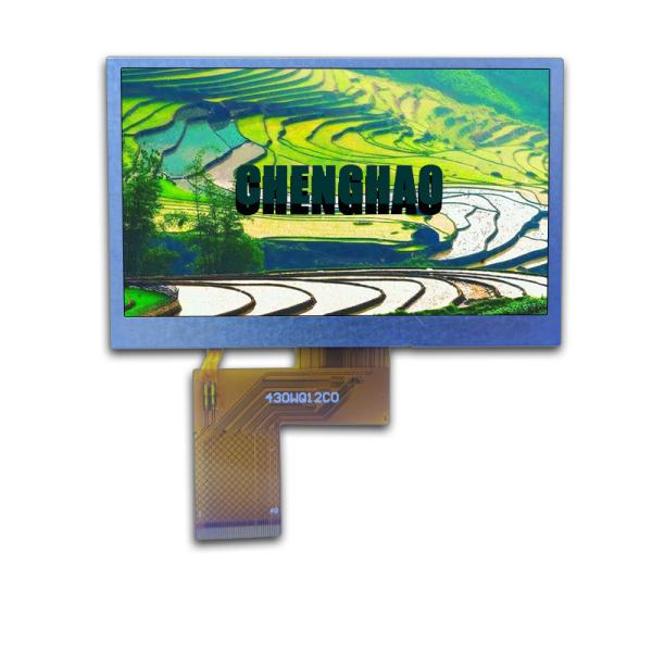 Quality 4.3in 800x272 Small LCD Touch Screen IPS Transmissive Black RGB for sale