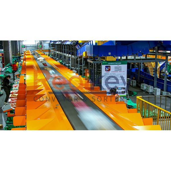 Low Noise Advanced Cross Belt Sorter System Efficient Sorting