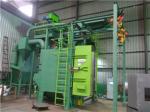 PLC Control Double Hooks Shot Blast Machine Structural Parts Cleaning