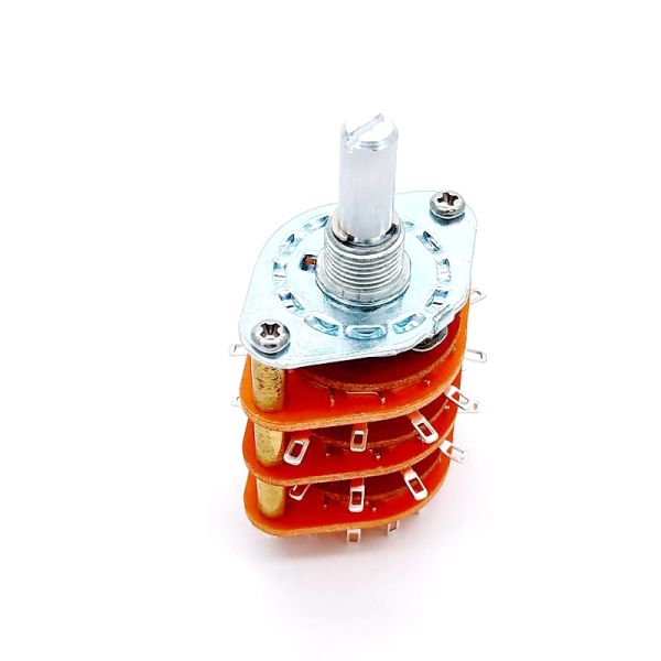 Diameter 29mm 12 Position Rotary Switch 0.3A