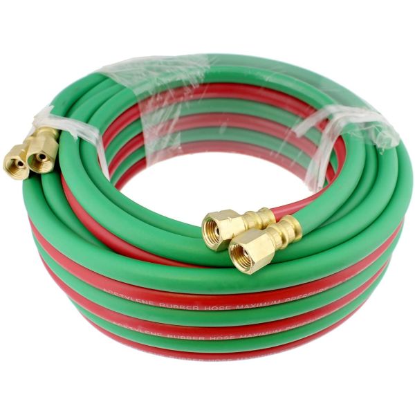 1/4 Inch Black Twin Welding Torch Hose for Versatile and Oxy Acetylene Oxygen Cutting