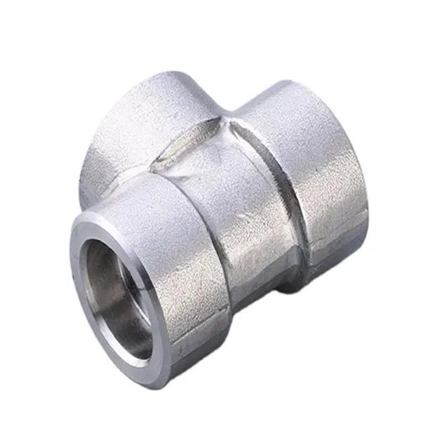 Quality ASME B16.9 Threaded Tee Variable Sizes Range From NPS1/2"-60" Fast Delivery Low MOQ Customizable Material I.g. Carbon Steel Stainless Steel for sale
