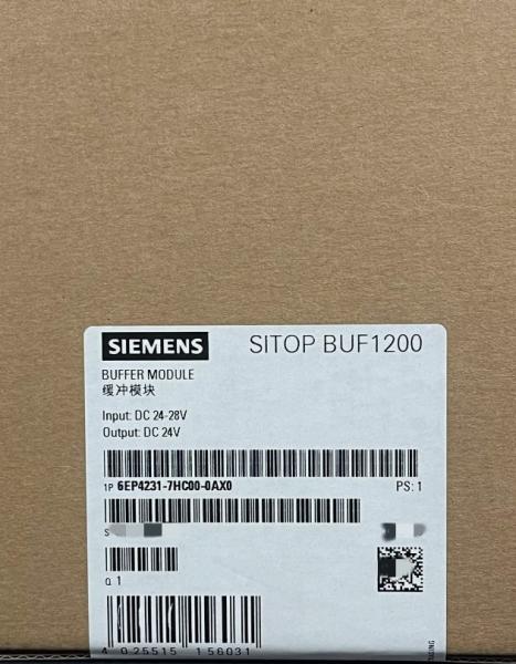 Quality SIEMENS 6EP4231-7HC00-0AX0 SITOP BUF1200 BUFFER MODULE BUFFER TIME 300 MS AT 40 A BUFFER TIME DEPENDENT for sale